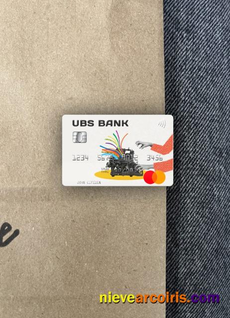 USA UBS Bank mastercard photolook